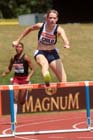 Eilidh Child in the 400 metres hurdles at the Sainsbury's British Championships, Birmingham.